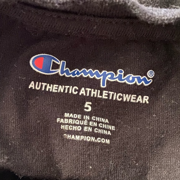 Champion Long Sleeve Black Shirt with Army print with Champion Army Sweat Pants - Picture 6 of 16